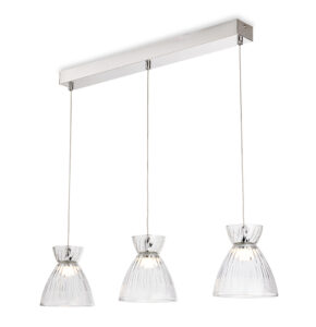 Ceiling Pendants - Firstlight Royale LED 3 Light Bar (6841CHCL)