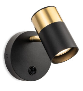 Spotlights - Firstlight Roma Wall Spot (Switched) (6875BK)