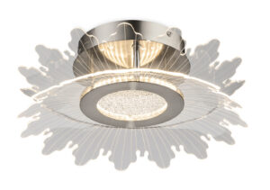 Ceiling Lighting - Firstlight Trinity LED Flush Ceiling Light (6881BS)