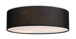 Ceiling Lighting - Firstlight Camden Flush Ceiling Light (6882BK)