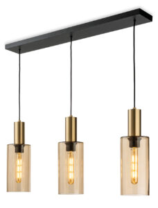 Ceiling Pendants - Firstlight Rimini 3 Light Bar (6885SB)