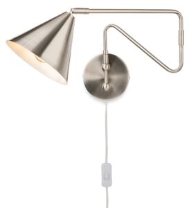 Wall Lighting - Firstlight Plug-in Wall Light (Switched) (6900BS)