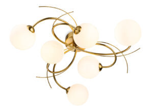 Ceiling Lighting - Firstlight Elba 6 Light Flush Ceiling Light (6922BB)