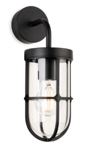 Wall Lighting - Firstlight Bowen Wall Light IP65 (6942BK)