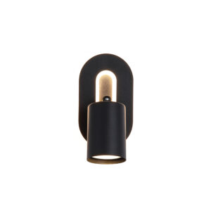 Wall Lighting - Searchlight San Diego Wall Light Matt Black Metal (77230BK)