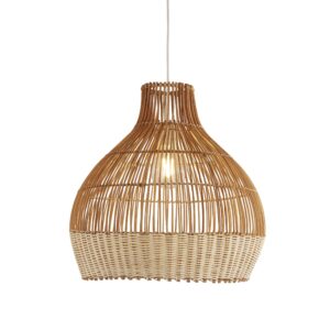 Ceiling Pendants - Searchlight Bali Pendant Rattan (7869CW)