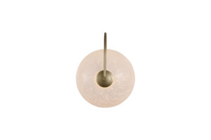 Wall Lighting - Searchlight Confetti LED Wall Light Gold Metal and Confetti Glass (80821-1GO)