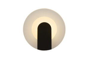 Wall Lighting - Searchlight Target LED Wall Light Sand Black Metal (95410BK)
