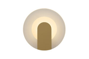 Wall Lighting - Searchlight Target LED Wall Light Sand Gold Metal (95410GO)