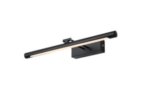 Picture Lights - Searchlight Holton Rechargeable Wall Lamp Matt Black (96500-45BK)