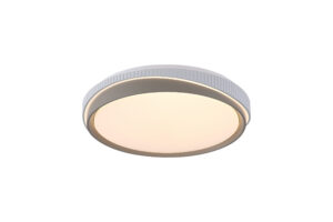 Ceiling Lighting - Searchlight Galactic Round LED Flush White & Gold (98900-40WH)