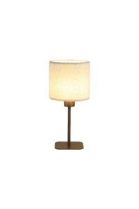 Table Lamps - Searchlight Chelsea 1Lt Table Lamp Latte Metal with Plush Shade (50501LT)