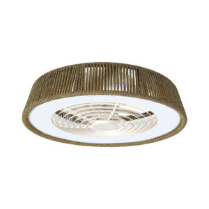 Ceiling Fans - Mantra Polinesia Nautica 64.5cm 70W LED Dimmable Ceiling Light With Built-In 35W DC Reversible Fan Beige (M8227)