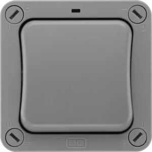 Outdoor Switches - BG Waterproof 20A Single Switch 2 Way Double Pole IP66 (WP30-02)