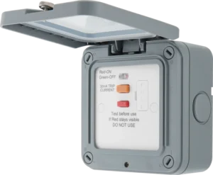 Outdoor Switches - BG Nexus Unswitched FCU With Latching Type A RCD IP66 (WP55ARCD-02)