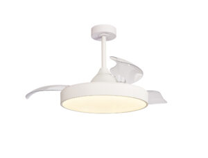 Ceiling Fans - Mantra Alaska 50cm 50W LED Dimmable Ceiling Light With Built-In 30W DC Fan 2700-5000K White (M8752)