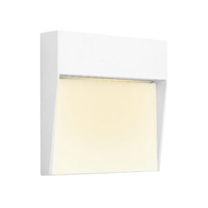 Wall Lighting - Mantra Baker Wall Lamp Small Square 3W LED 3000K 150lm IP54 Sand White (M7012)
