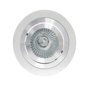 GU10 Downlights - Mantra Basico GU10 Swivel Downlight 9.2cm Round 1 x GU10 Max 50W Aluminium Cut Out: 80mm (MC0005)