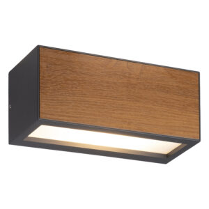 Wall Lighting - Mantra Beret Wall Lamp 1 x E27 IP54 Graphite (M7928)