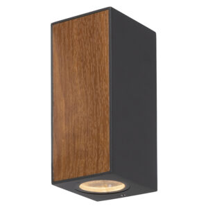 Wall Lighting - Mantra Beret Wall Lamp 2 x GU10 IP65 Graphite (M7929)