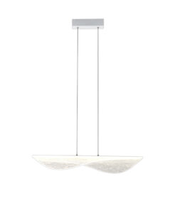 Ceiling Pendants - Mantra Bianca Pendant 40W LED 3000K 2450lm White Acrylic (M7766)