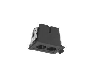Architectural - Mantra Blau Linear Spotlight 2 Light 6W LED 3000K 360lm Cut Out: L:60mm x W:40mm Black (M9129)