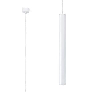 Ceiling Pendants - Mantra Bolonia 5.2cm 1 Light Pendant 10W LED CCT Switchable 2700/3200/4000K 1120/1200/1230lm White (M8357)