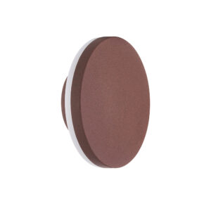 Wall Lighting - Mantra Bora Round Wall Lamp 9.6W LED 3000K 720lm IP54 Rust Brown (M6538)