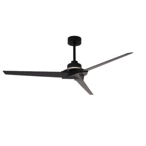 Ceiling Fans - Mantra Brisa Mini 150cm 20W LED Dimmable Light With Reversible Fan 2700-5000K Black Reversible Blades IP44 (M8725)