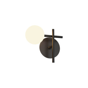 Wall Lighting - Mantra Cellar Left Wall Lamp 1 Light Replaceable 5W LEDs 4000K Black (M7636K/L)