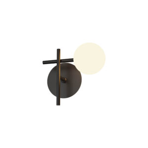 Wall Lighting - Mantra Cellar Right Wall Lamp 1 Light Replaceable 5W LEDs 4000K Black (M7636K)