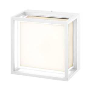 Ceiling Lighting - Mantra Chamonix Square Ceiling/Wall Light 9W LED 3000K 725lm IP65 White (M7061)