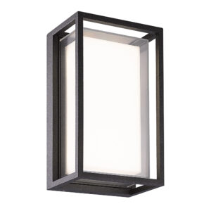 Ceiling Lighting - Mantra Chamonix Rectangular Ceiling/Wall Light 9W LED 3000K 725lm IP65 Anthracite (M7062)