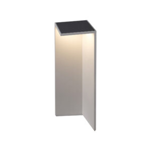 Bollards & Posts - Mantra Chevalier Bollard Solar/Sensor 2.2W LED 3000K 188lm IP54 Graphite (M7088)
