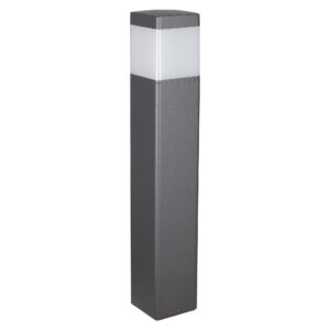 Bollards & Posts - Mantra Chicago 65cm Square Post Lamp 1 x E27 IP65 Anthracite (M8109)