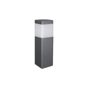 Bollards & Posts - Mantra Chicago 35cm Square Post Lamp 1 x E27 IP65 Anthracite (M8846)