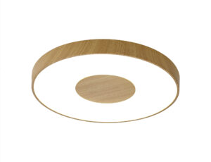 Ceiling Lighting - Mantra Coin 65cm Round Ceiling 100W LED With 2700K-5000K 6000lm Wood Effect (M7562)