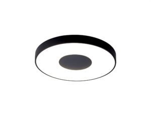 Ceiling Lighting - Mantra Coin 50cm Round Ceiling 80W LED With 2700K-5000K 3900lm Black (M7564)