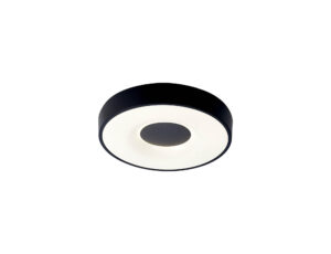 Ceiling Lighting - Mantra Coin 38cm Round Ceiling 56W LED With 2700K-5000K 2500lm Black (M7567)