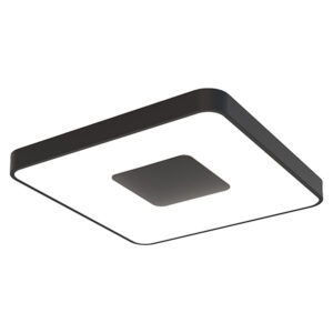 Ceiling Lighting - Mantra Coin Square Ceiling 100W LED With 2700K-5000K 4900lm Black (M7917)