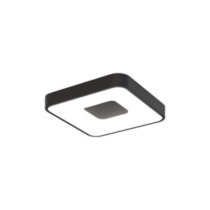 Ceiling Lighting - Mantra Coin Square Ceiling 56W LED With 2700K-5000K 2500lm Black (M7923)