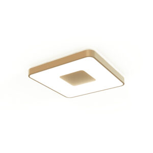 Ceiling Lighting - Mantra Coin Square Ceiling 100W LED With 2700K-5000K 4900lm Gold (M7925)
