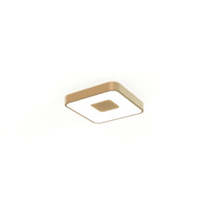 Ceiling Lighting - Mantra Coin Square Ceiling 56W LED With 2700K-5000K 2500lm Gold (M7927)