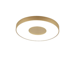 Ceiling Lighting - Mantra Coin 50cm Round Ceiling 80W LED With 2700K-5000K 3900lm Gold (M8037)