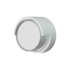 Wall Lighting - Mantra Creek Round Top Frame Wall Light 15W LED CCT Switchable 2700/3300/4000K 1000lm IP65 White (M8855)