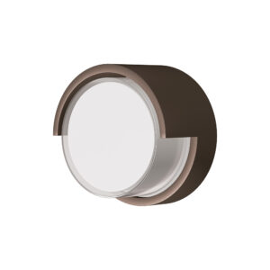 Wall Lighting - Mantra Creek Round Top Frame Wall Light 15W LED CCT Switchable 2700/3300/4000K 1000lm IP65 Rust Brown (M8856)