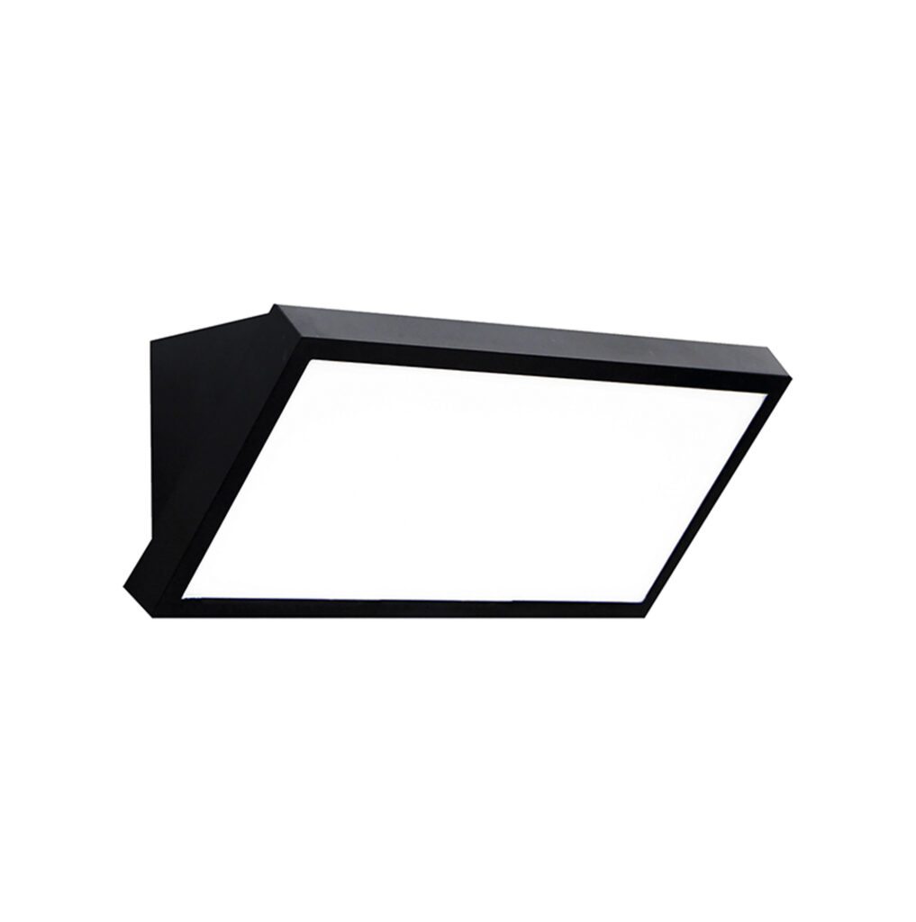 Mantra Creek Rectangular Angled Wall Light 20W LED CCT Switchable 2700 ...