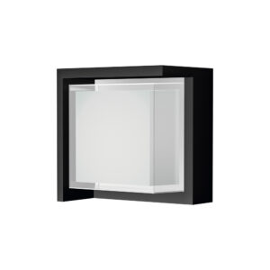 Wall Lighting - Mantra Creek Diamond Top Frame Wall Light 15W LED CCT Switchable 2700/3300/4000K 1000lm IP65 Black (M8863)