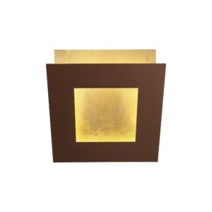 Wall Lighting - Mantra Dalia 18cm Wall Lamp 18W LED 3000K 1260lm Gold/Rust Brown (M8117)