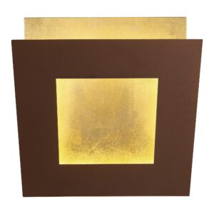Wall Lighting - Mantra Dalia 40cm Wall Lamp 40W LED 3000K 2800lm Gold/Rust Brown (M8146)